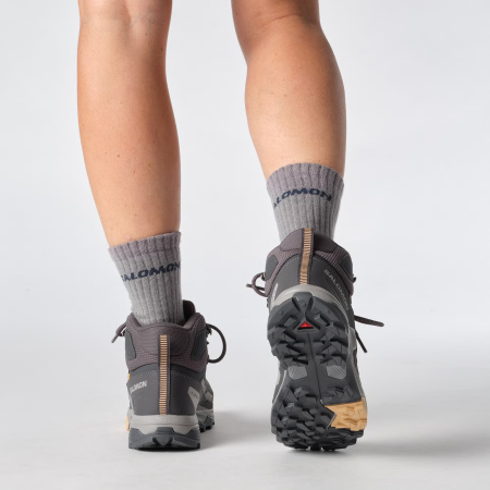Ботинки X ULTRA 5 MID GTX W (RU 37 UK 5 USw 6.5 СМ 23; nine iron/gull/soft clay)